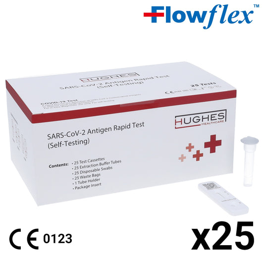 Hughes Healthcare Antigen Test - COVID 19 Test Kit x 25 - Hughes Healthcare
