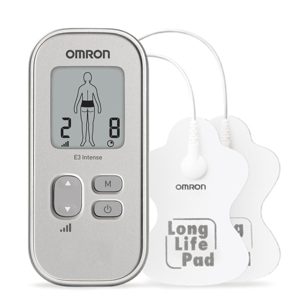 Omron E3 Intense TENS Device - Silver - Omron