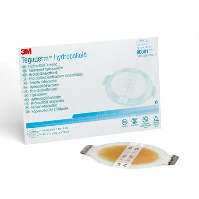 3M™ Tegaderm Hydrocolloid Dressing 10 x 12cm Oval - Box of 5 - 3M