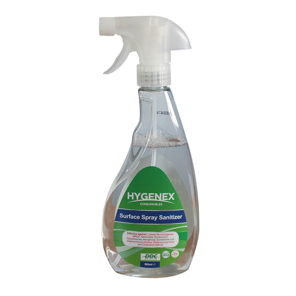 Hygenex Surface Spray Sanitiser 500ml Case of 6 – Medisave UK