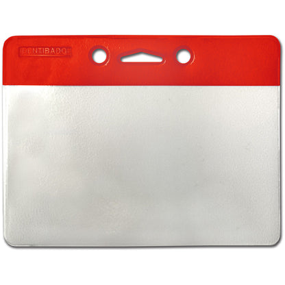 Landscape Security Badges - 80 x 100mm - Pack of 50 - 