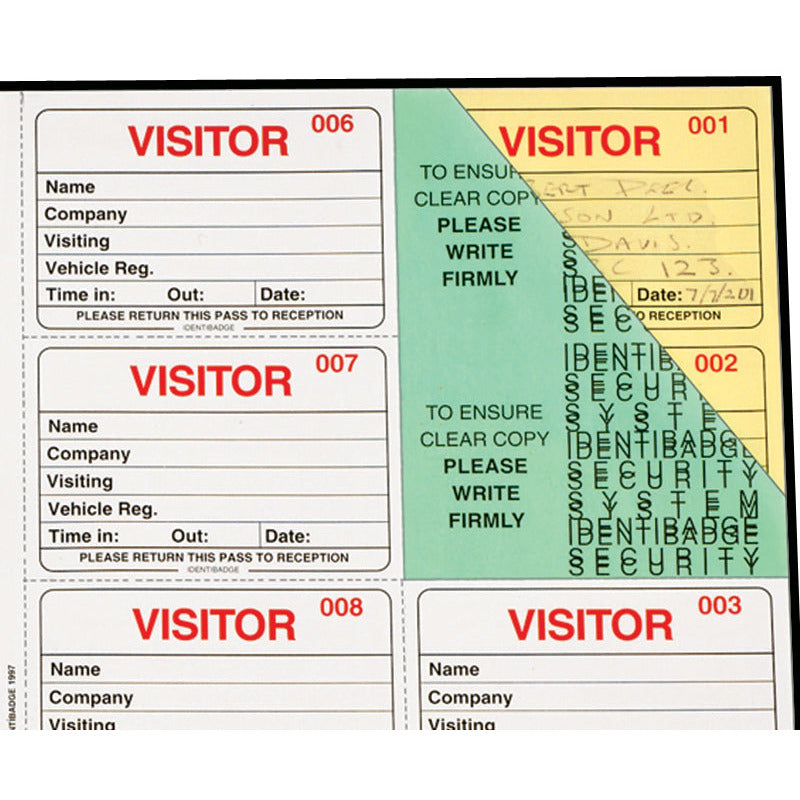 System Visitor Book - 300 Inserts - 60 x 90mm