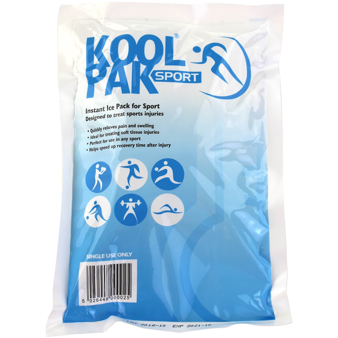 Koolpak Instant Compact Sports Cold Pack - Single Use
