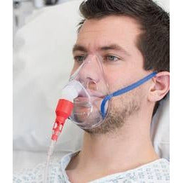Adult Oxygen Mask With 5 Venturies (24%, 28%, 31%, 35% & 40%) & Additional Tubing