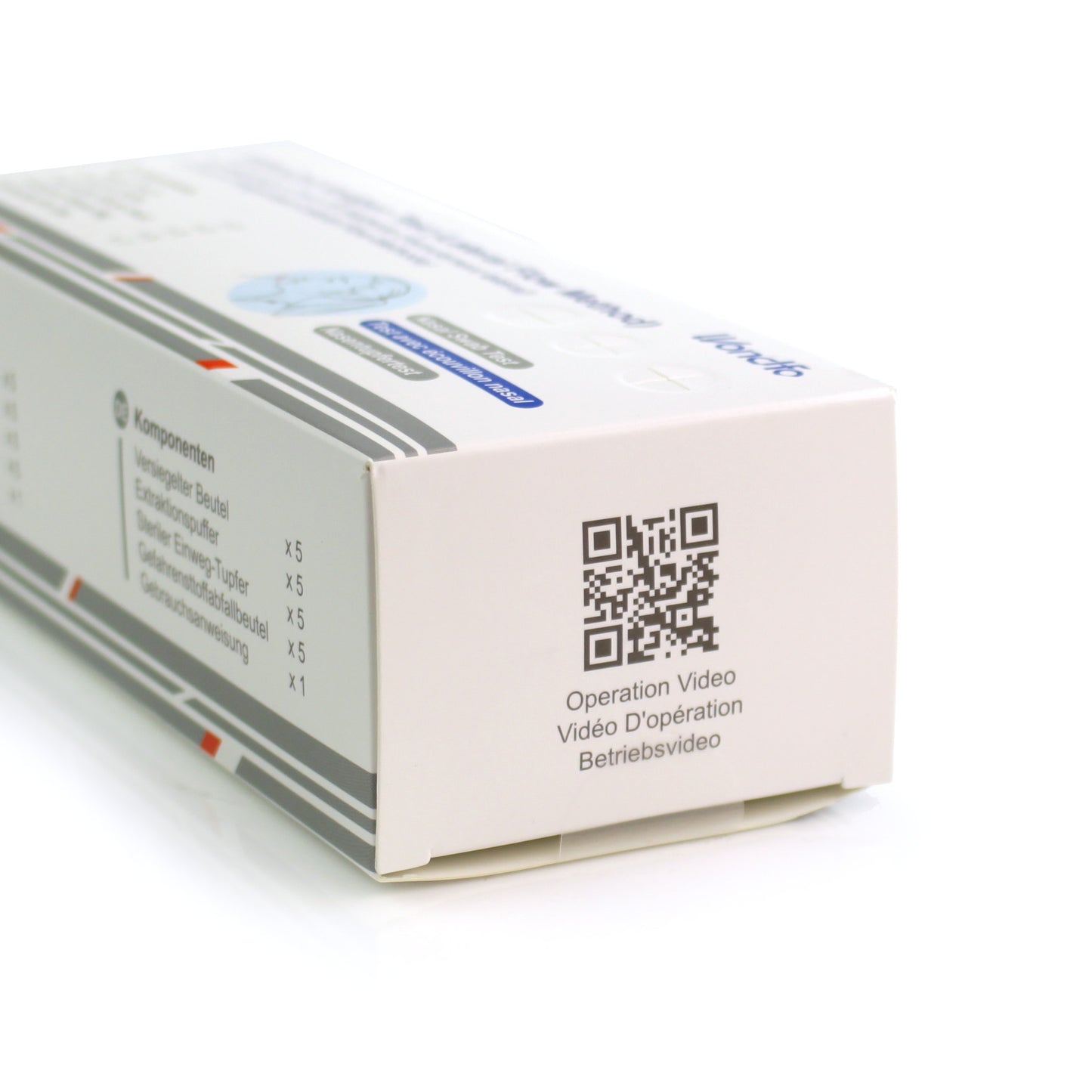 COVID Antigen Home Test Kit (Nasal Swab Lateral Flow) - Pack of 5 - Wondfo