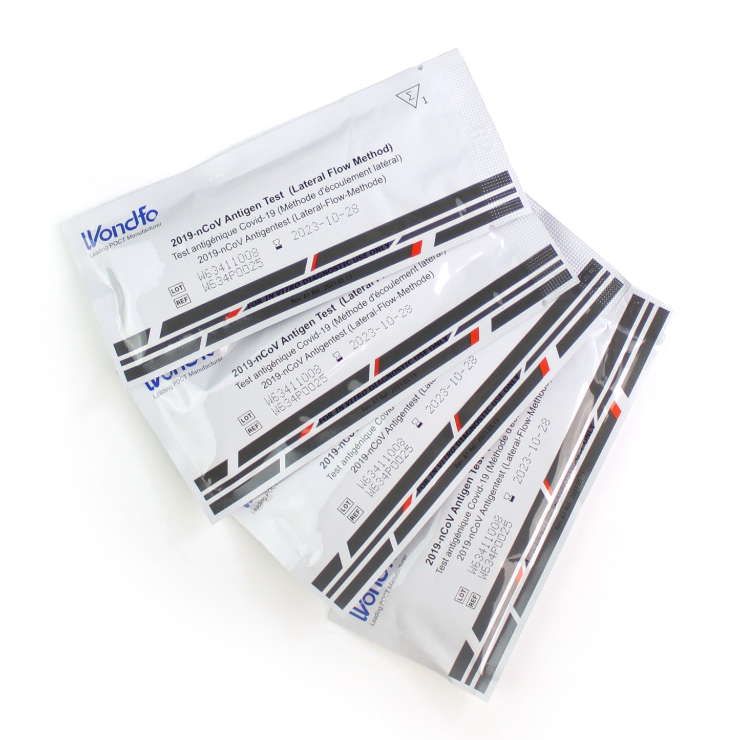 COVID Antigen Home Test Kit (Nasal Swab Lateral Flow) - Pack of 5 - Wondfo