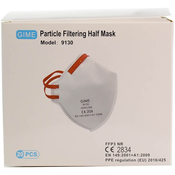 FFP3 Non Valved Face Mask (Box of 20 Masks) - Ningbo