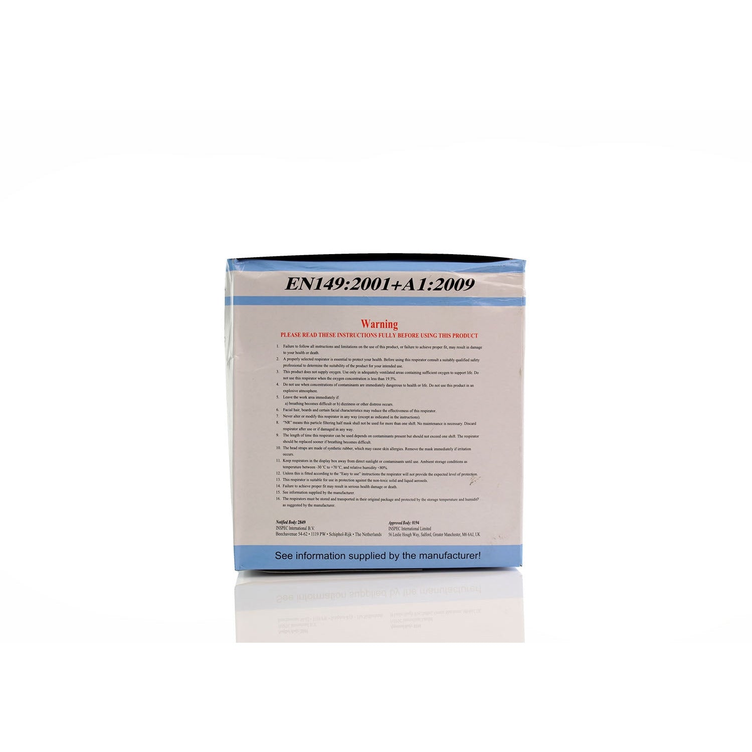 FFP2 Unvalved Face Mask (Box of 20 Masks) - Dasheng