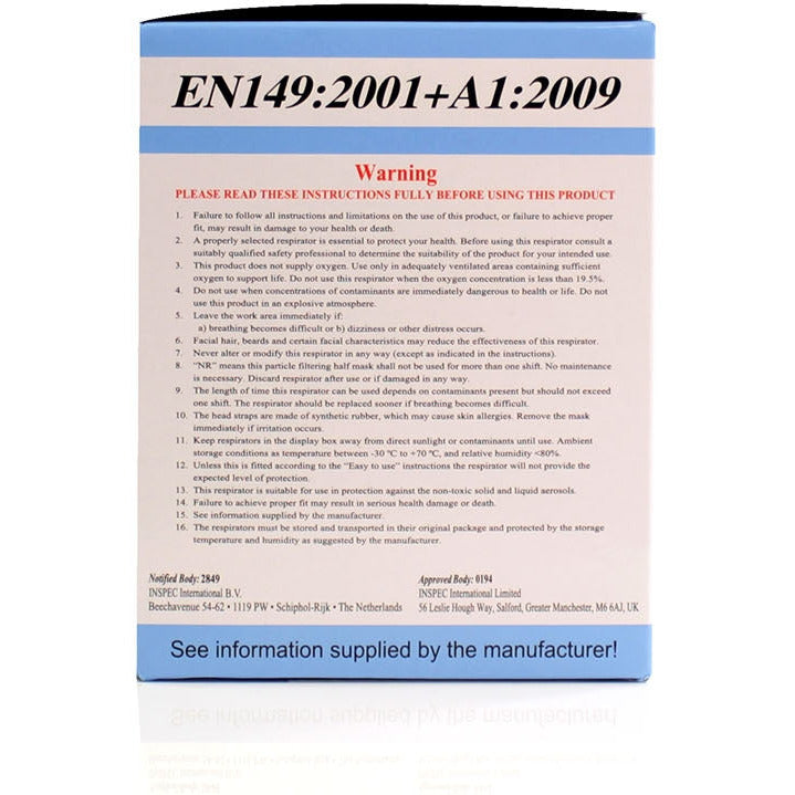 FFP2 Unvalved Face Mask (Box of 20 Masks) - Dasheng