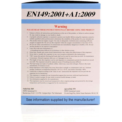 FFP2 Unvalved Face Mask (Box of 20 Masks) - Dasheng