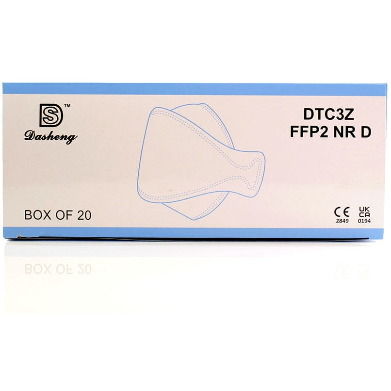 FFP2 Unvalved Face Mask (Box of 20 Masks) - Dasheng