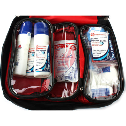 Burnshield Responder Kit in a Red Bag