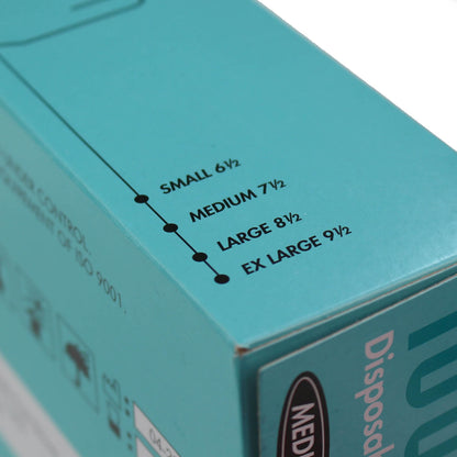 Vinyl Powder Free Gloves - Large - Box of 100 - Supertouch