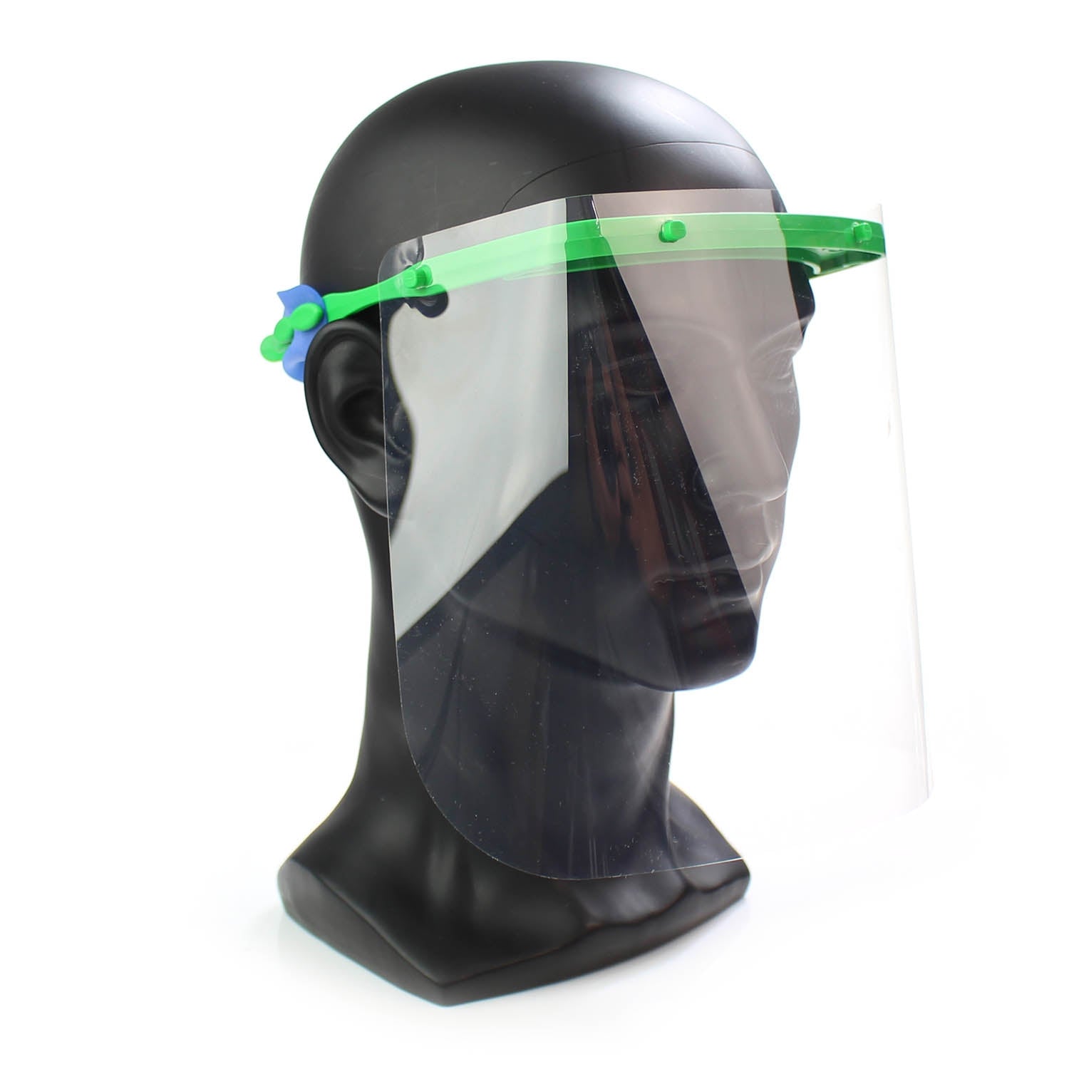 Face Shield x1 - Green [EN166] [Reusable] [Replaceable Visor] – Medisave UK