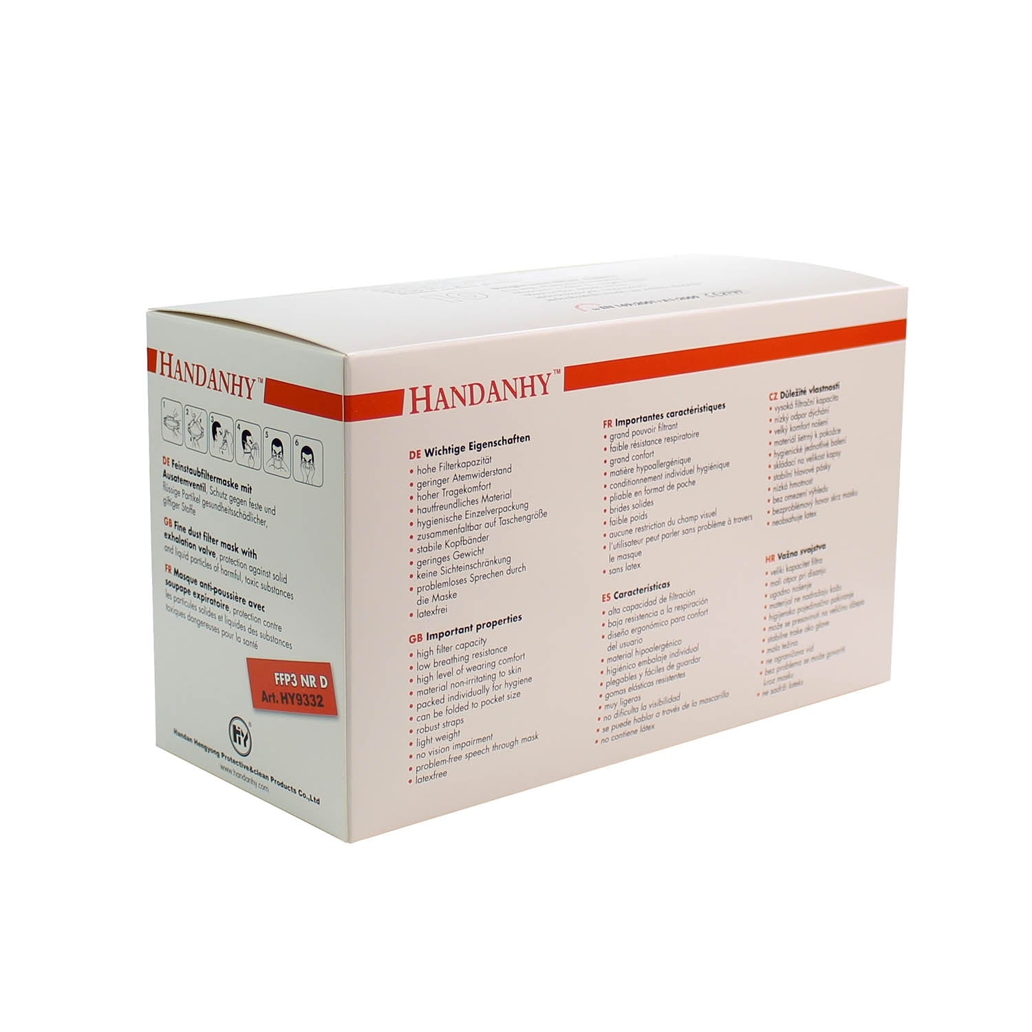 FFP3 Face Mask x 10 [Valved] - HY