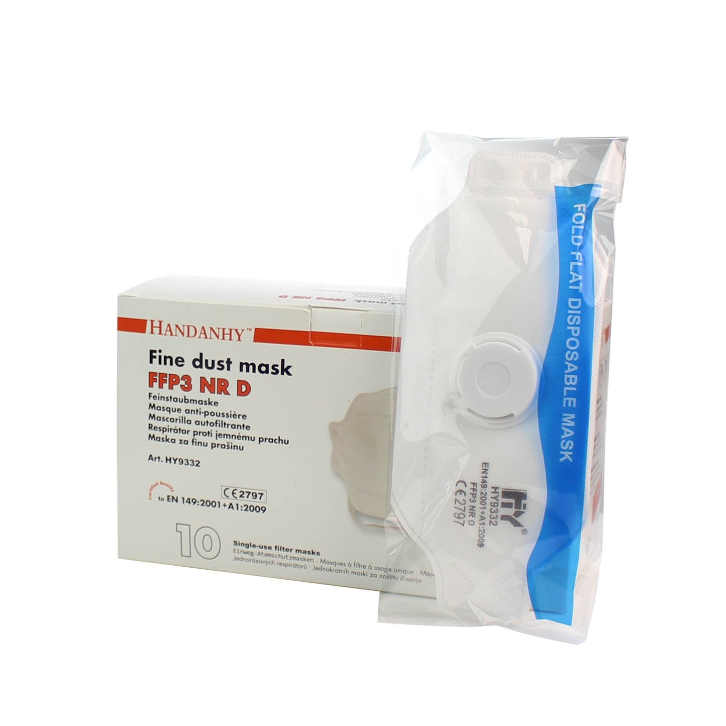 FFP3 Face Mask x 10 [Valved] - HY