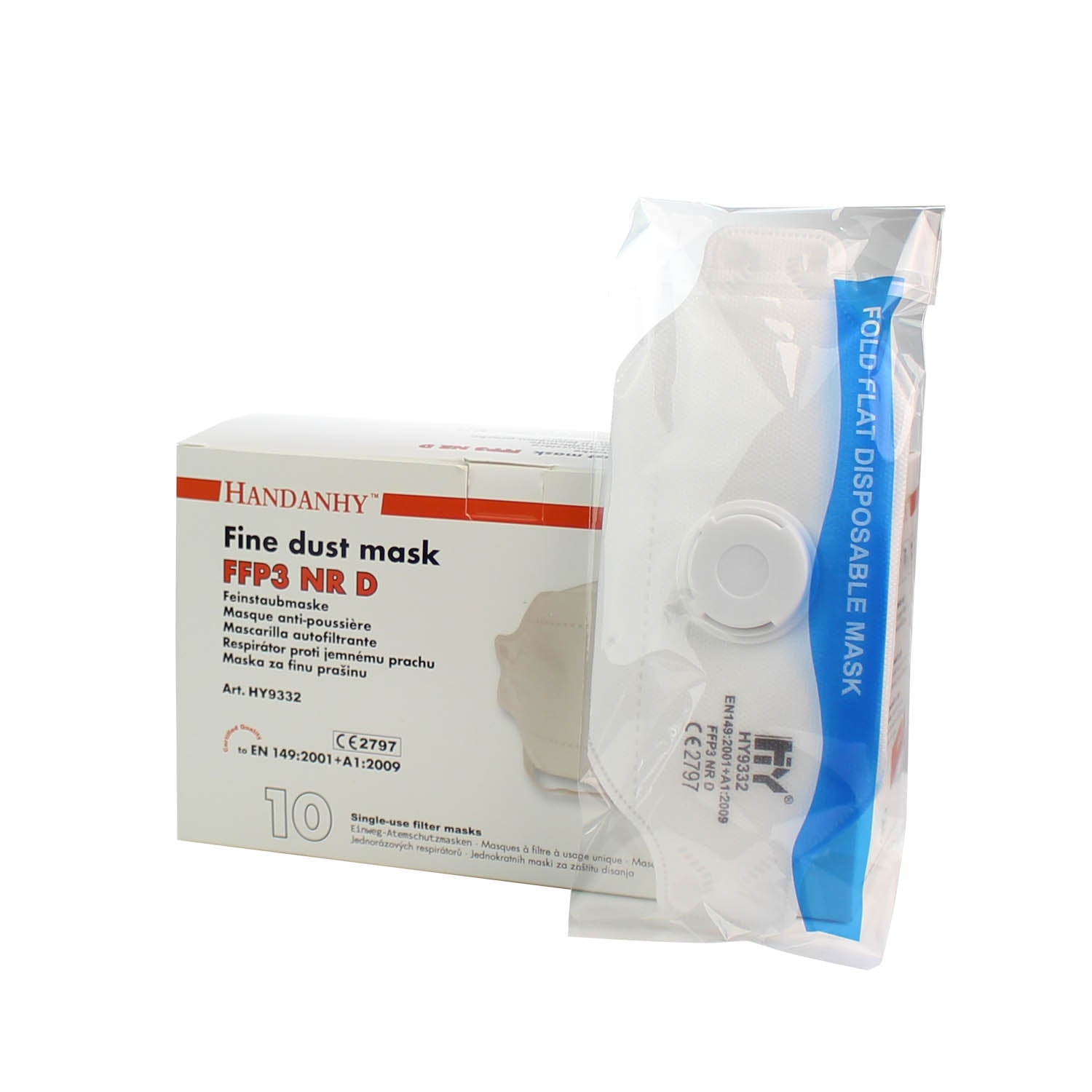 FFP3 Face Mask x 10 [Valved] - HY