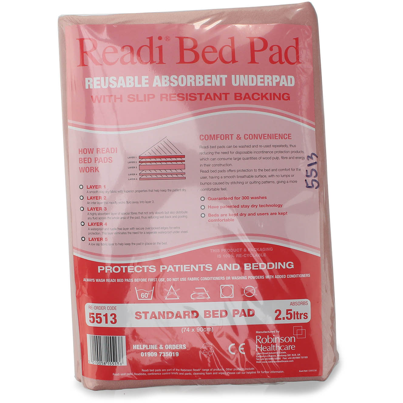 READI Bed Pad Standard without Wings - Robinsons
