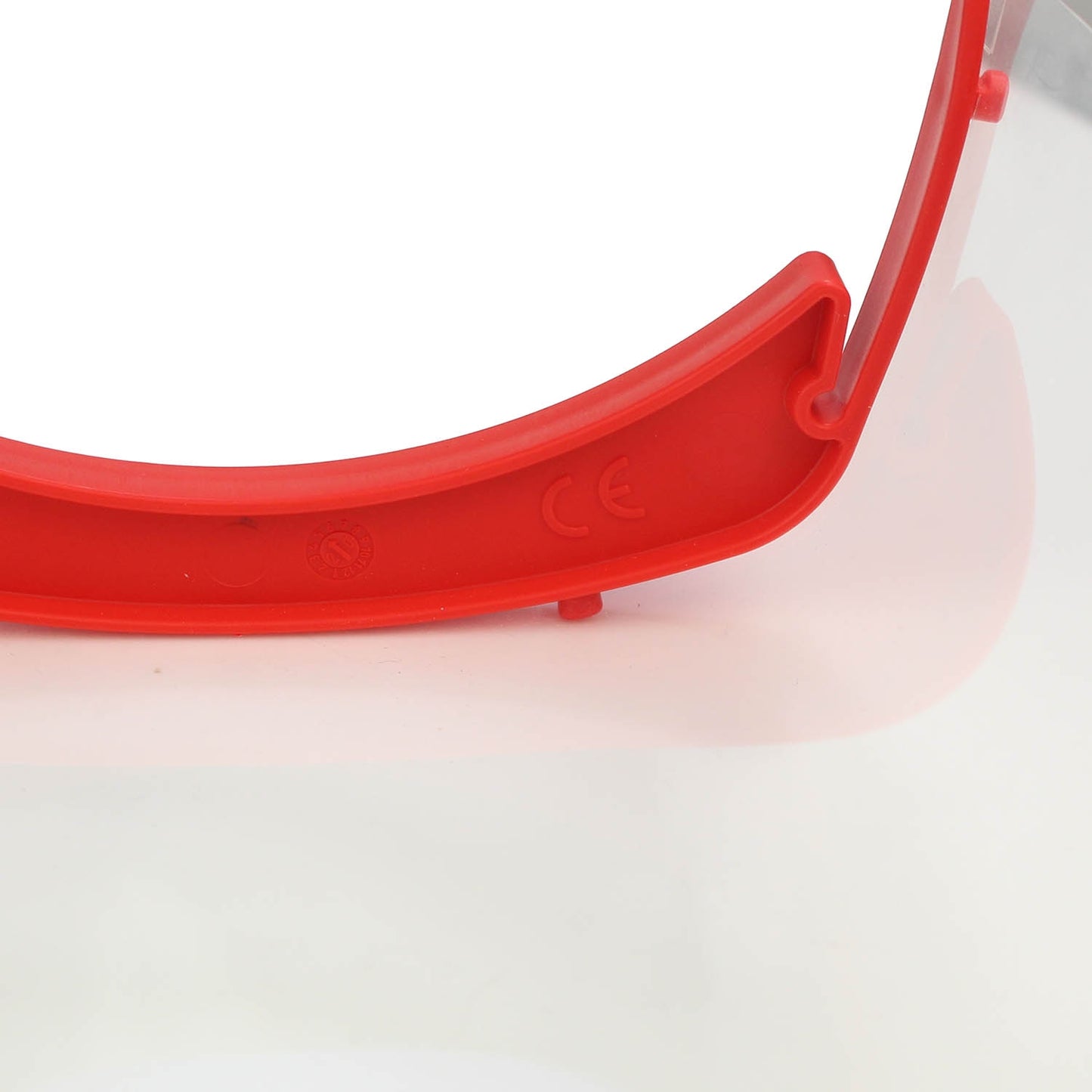 Face Shield x1 - Red [EN166] [Reusable] [Replaceable Visor] - Sheffshield