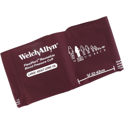 Welch Allyn Flexiport Large Long Adult Cuff size 12L for Durashock Sphygs (32-43cm)