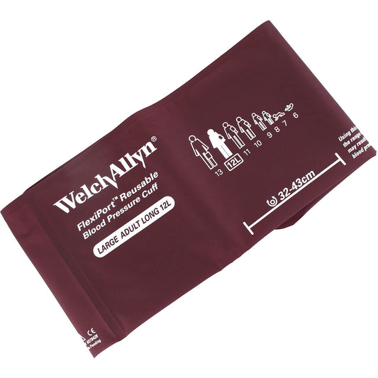 Welch Allyn Flexiport Large Adult Cuff size 12L Screw Type Connectors (32-43cm) - 
