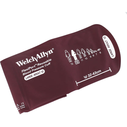 Welch Allyn Flexiport Large Adult Cuff size 12 Screw Type Connect (32-43cm)