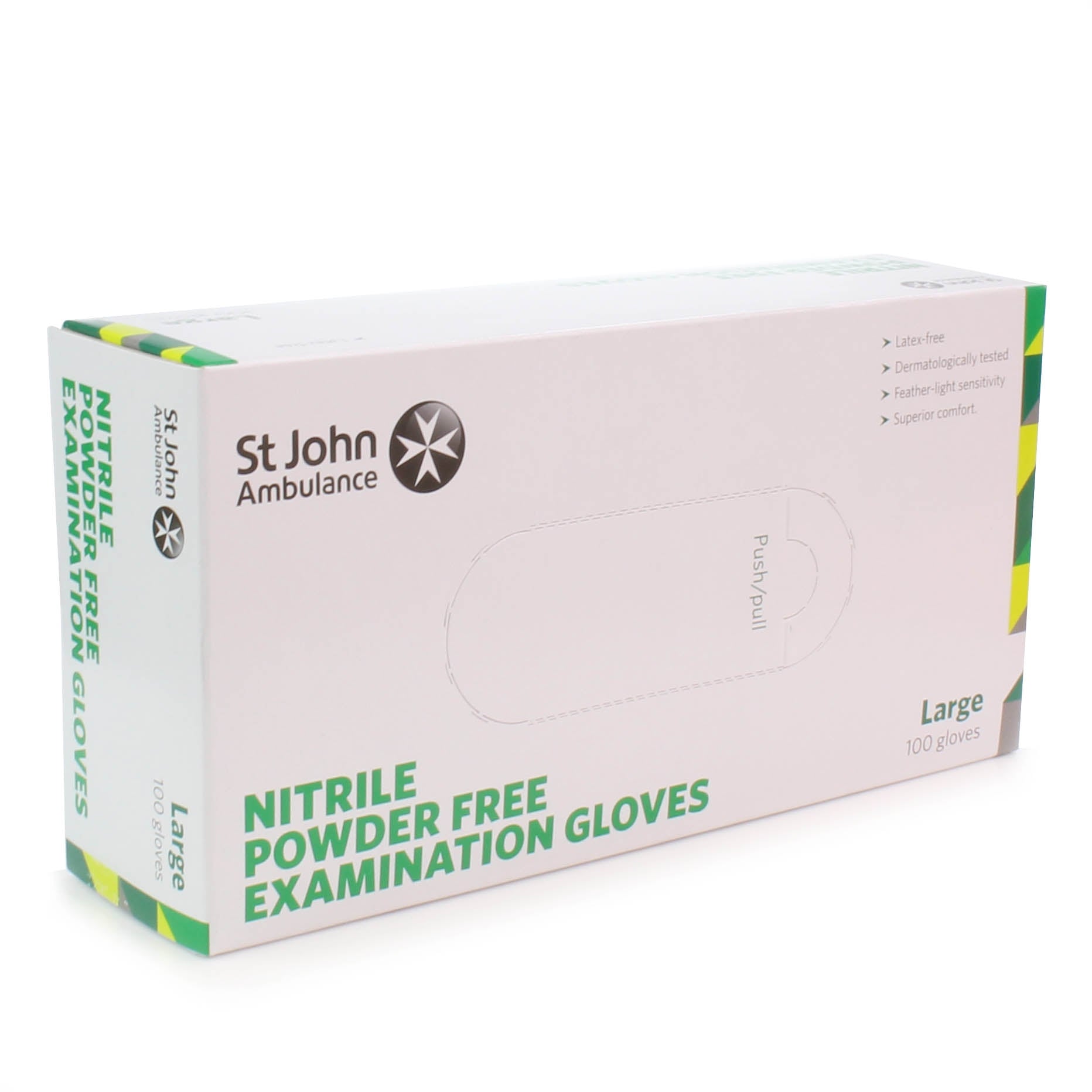 Nitrile Powder Free Examination Gloves x 100 - Small [AQL 1.5] - St John