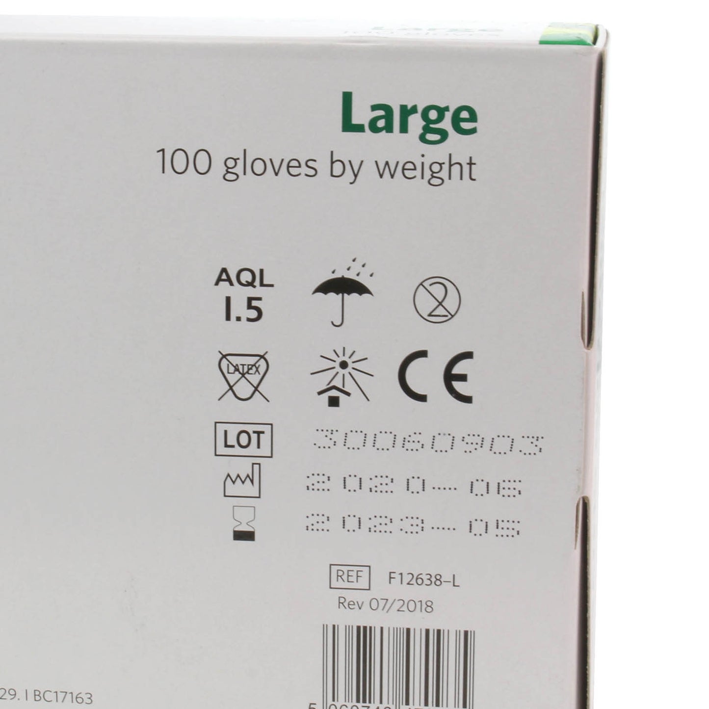 Nitrile Powder Free Examination Gloves x 100 - Large [AQL 1.5] - St John