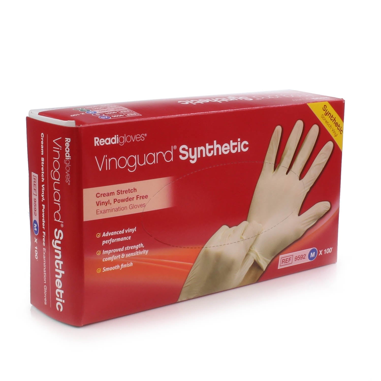 Vinoguard Synthetic Stretch Vinyl Gloves x 100 - Medium - Robinsons