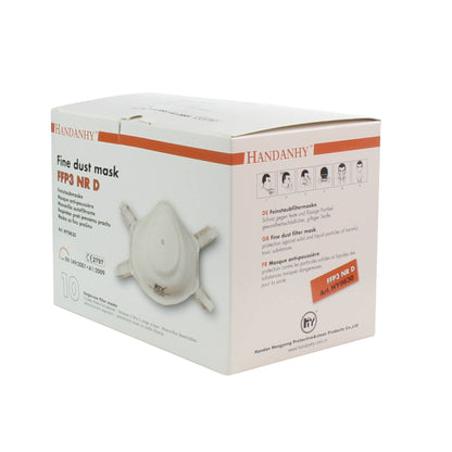 FFP3 Unvalved Face Masks x 10 - HY