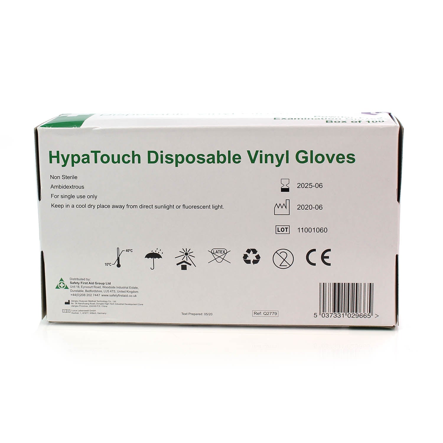 Disposable Vinyl Gloves Large  - Pack of 100 - Discontinued