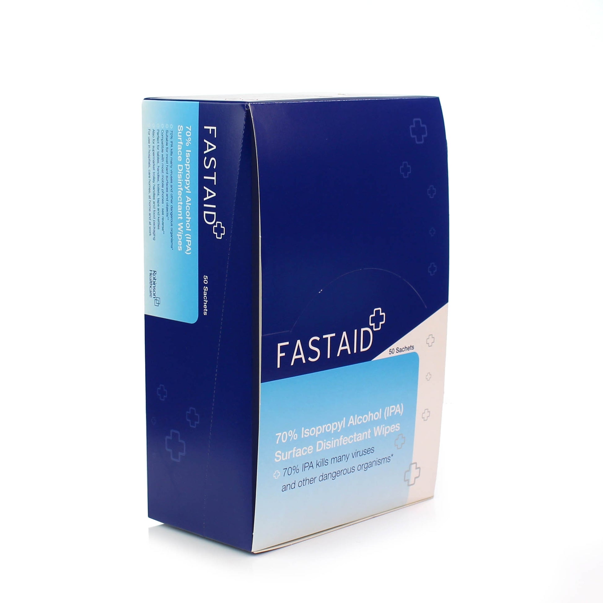 70% Alcohol Wipes - 50 Individual Sachets - Robinsons