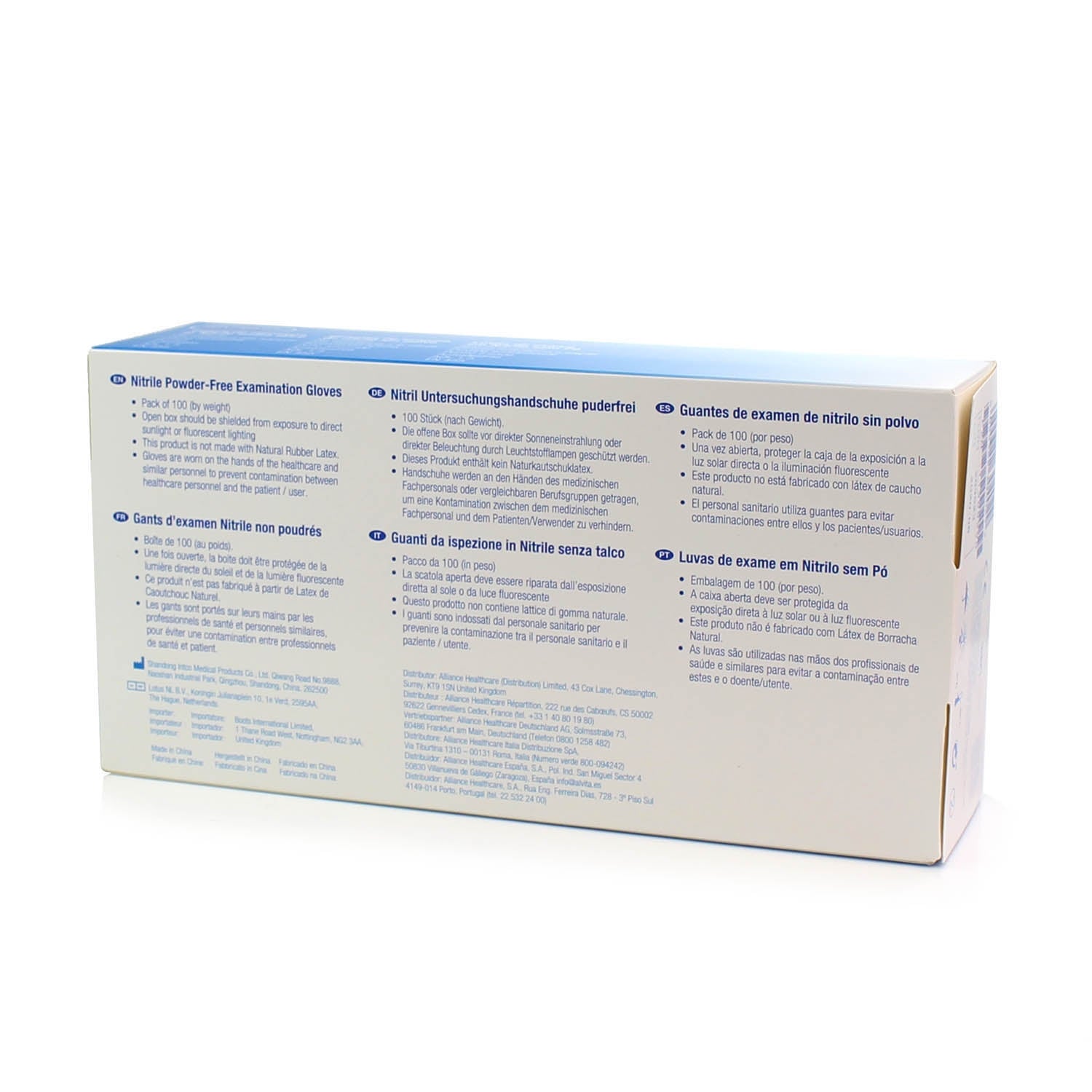 Nitrile Gloves Medium - x100 [EN455 Medical Grade] - Alvita