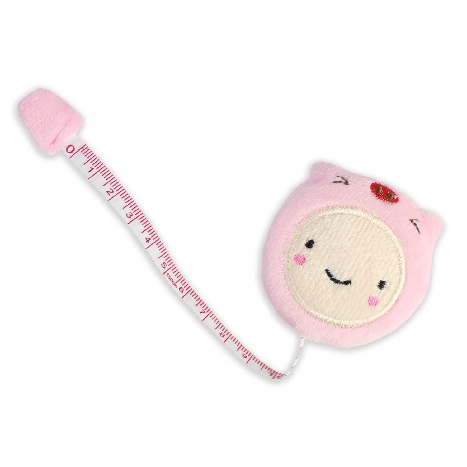 Cute Cartoon Plush Tape Measure - Pink - Discontinued