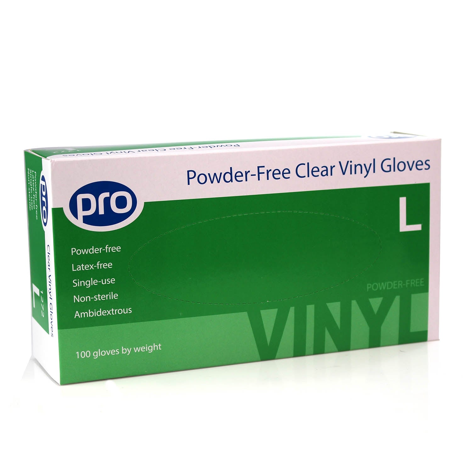 Vinyl PF Gloves - Large - Box Of 100 - Discontinued