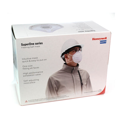 FFP3 Face Masks - Honeywell SuperOne 3207 Box of 30 - Honeywell