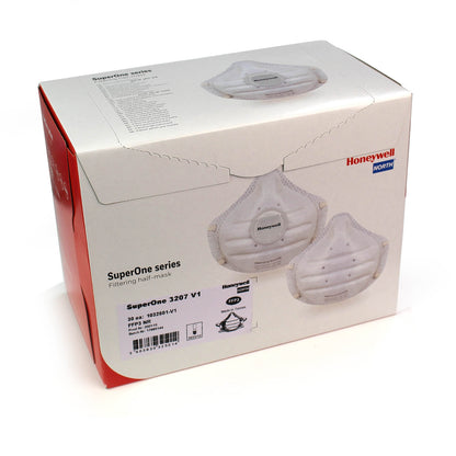 FFP3 Face Masks - Honeywell SuperOne 3207 Box of 30 - Honeywell