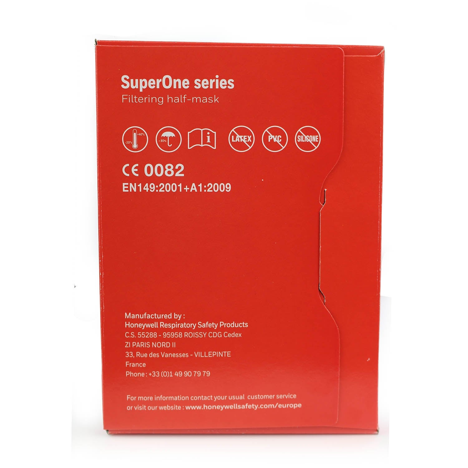 FFP3 Face Masks - Honeywell SuperOne 3207 Box of 30 - Honeywell