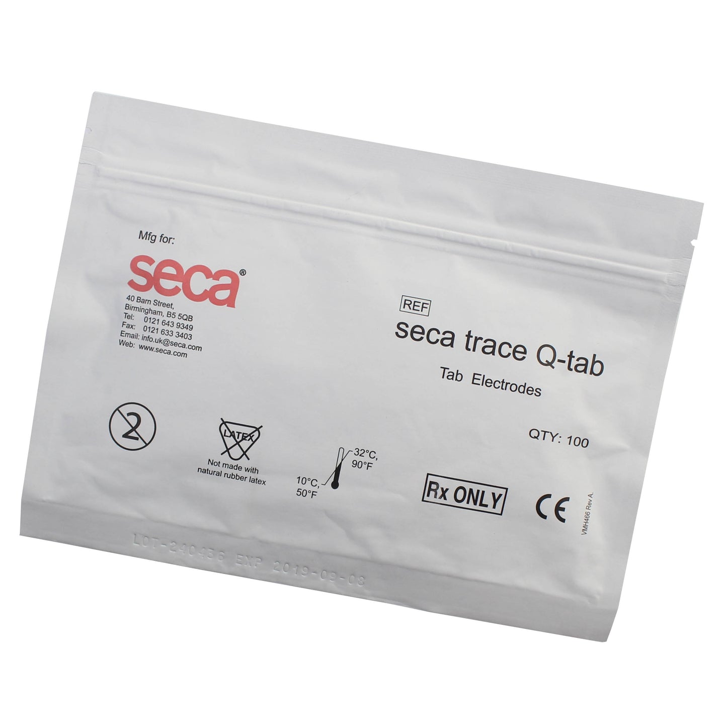 Q-Trace Electrodes For SECA ECG Machines x 100 - 