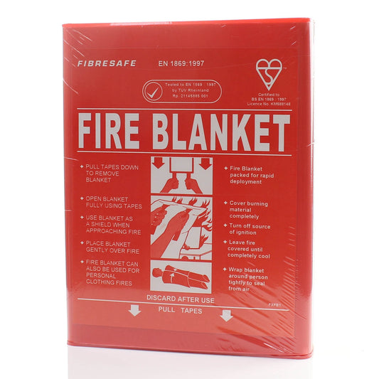 Wallace Cameron Fire Blanket G/Fibre C/W Case 1m x 1m