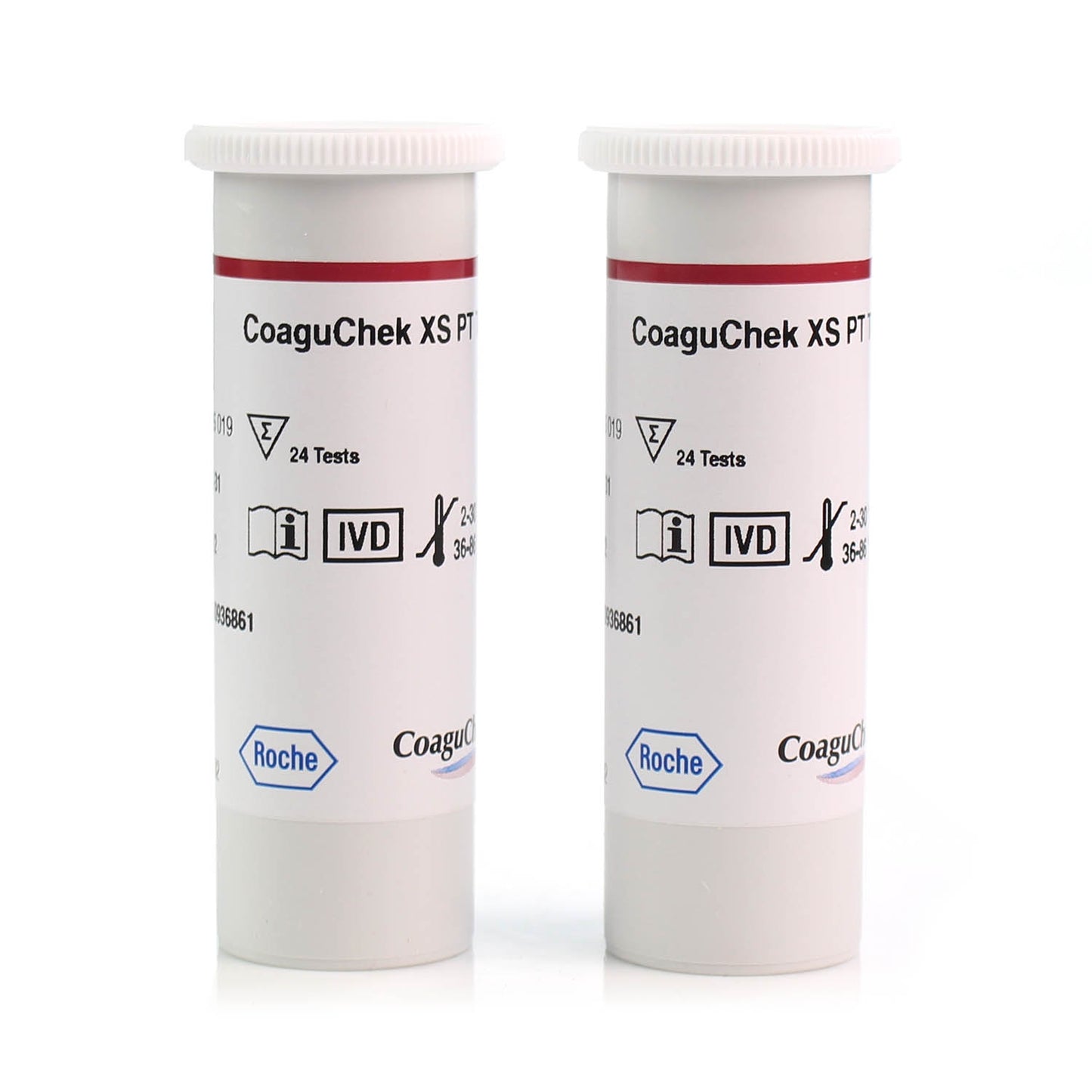 CoaguChek XS PT Test Strips - 2 x 24 (48 Test Strips) - Roche - Roche