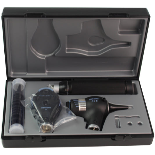 Riester EliteVue Otoscope Ophthalmoscope L2 set, LED, 3.5 V, Requires 1 Rechargeable Li-ion Battery