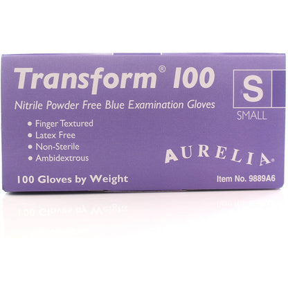 Supermax Aurelia Transform Nitrile Gloves - Pack of 100 - Small - Aurelia Gloves