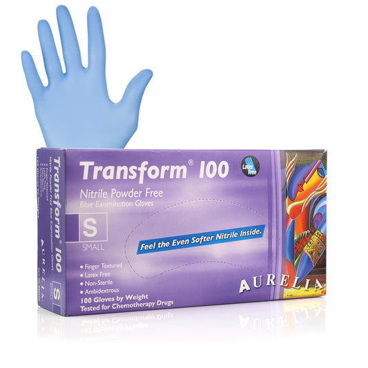 Supermax Aurelia Transform Nitrile Gloves - Pack of 100 - Small