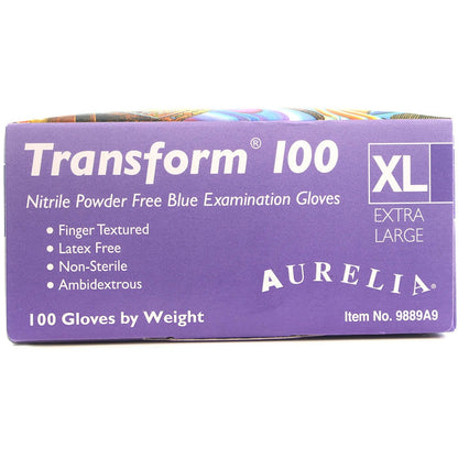 Supermax Aurelia Transform Nitrile Gloves - Pack of 100 - Extra Large - Aurelia Gloves