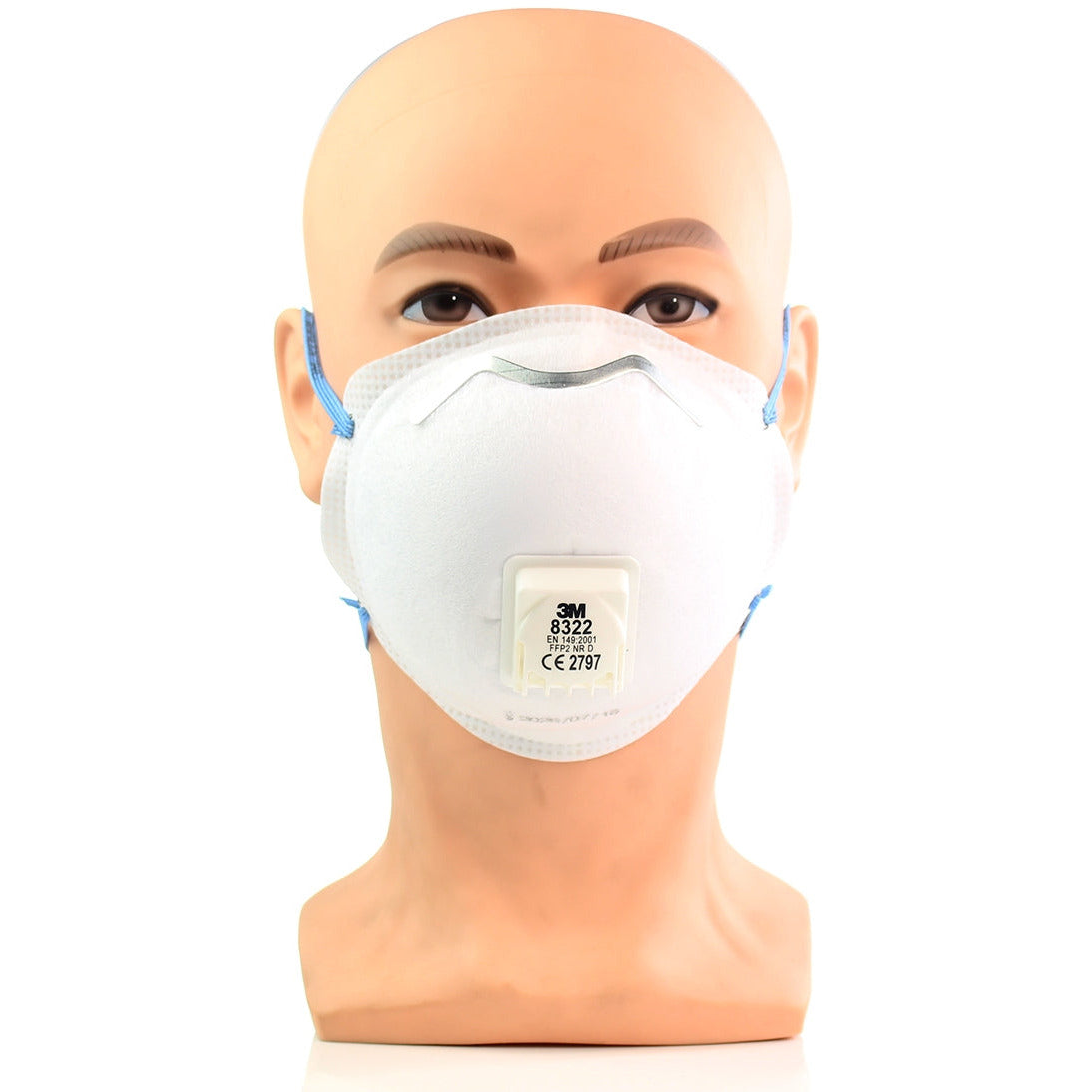 3M™ Valved Disposable Particulate Respirator - FFP2 Rated - 8322 - 3M