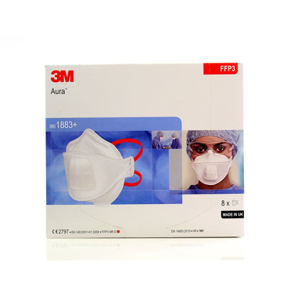 3M™ Aura™ Disposable FFP3 Healthcare Respirator - Type IIR