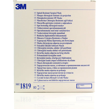 3M™ Splash Resistant Surgical Mask Type IIR - Pack of 80 - 3M