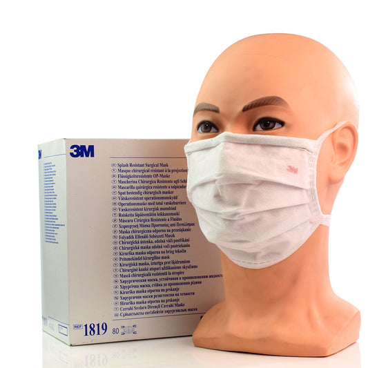 3M™ Splash Resistant Surgical Mask Type IIR - Pack of 80 - 3M