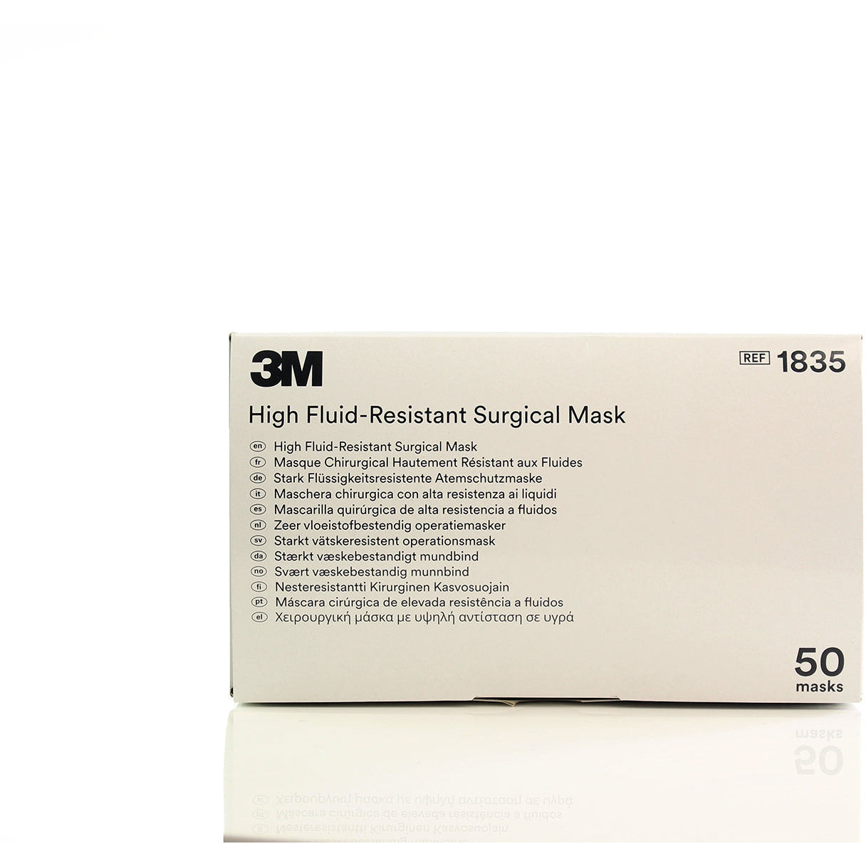 3M™ High Fluid Resistant Surgical Mask - Type IIR - 1835